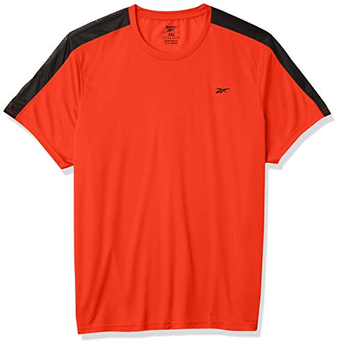 Reebok Workout Ready Short Sleeve Tech T-Shirt, Instinct Red, XL