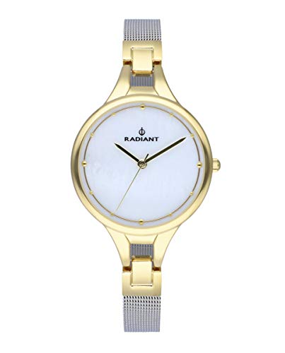 Reloj analógico para Mujer de Radiant. Colección Capri. Reloj Bicolor en Plateado y Dorado. 3ATM. 34mm. Referencia RA423602.