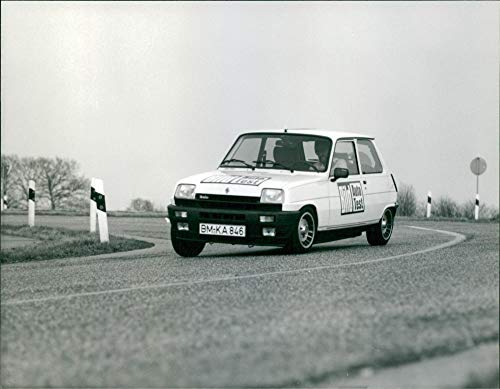 Renault 5 Alpine Turbo - Vintage Press Photo