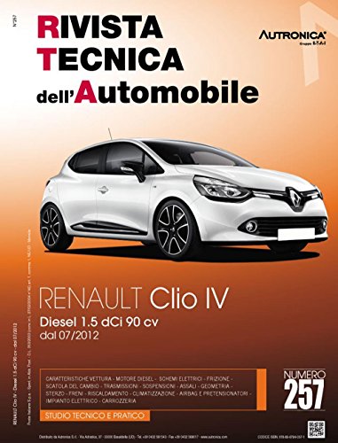 Renault Clio IV. Diesel 1.5 DCI 90 CV (Rivista tecnica dell'automobile)