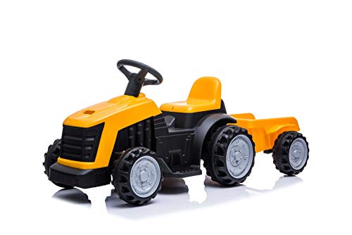 Tractor eléctrico para niños con Remolque 22W 3km/h
