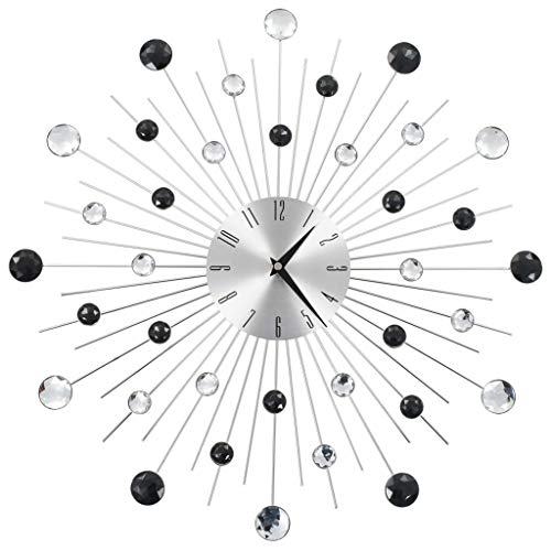 vidaXL Reloj Pared Moderno Diseño Rayos Original Decoración Salón Baño Cocina