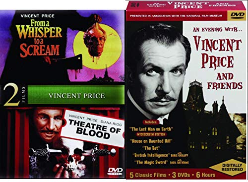 Vincent Price Box - Triple Feature: (The Raven / The Pit and the Pendulum / Tales of Terror) Horror DVD Collection + The House on Haunted Hill / The Bat / The Last Man on Earth Film Set