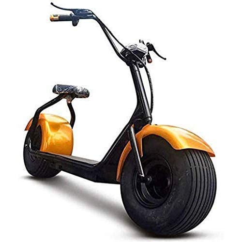 2000W Bicicleta eléctrica Motocicleta, Scooter de neumático Ancho y Gordo Chopper Coche eléctrico/Scooter para Adultos/con Asiento/Milla 40 km para la Escuela