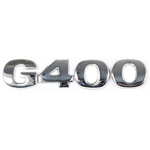 24/7Auto Juego de 4 piezas de acero inoxidable 3D letra+números cubre decoración G400 G420 G440 G450 para camiones serie G 2004-2016