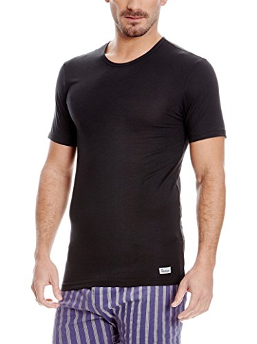 Abanderado Termal Camiseta térmica, Negro, XXL para Hombre