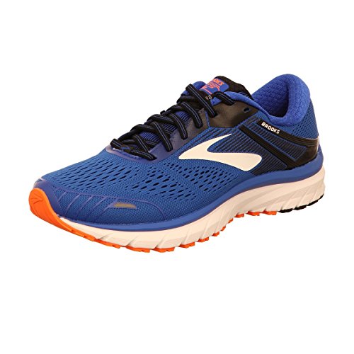 Brooks Adrenaline GTS 18, Zapatillas de Running Hombre, Azul (Blue/Black/Orange 420), 40.5 EU