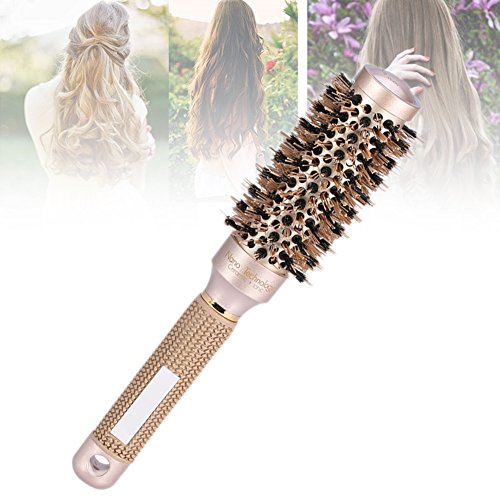 Cepillo nano cerámico iónico redondo para el secado de cabello con 4 dimensiones Cepillo del hierro de cerámica para secarse, el labrar, el encresparse (32mm)