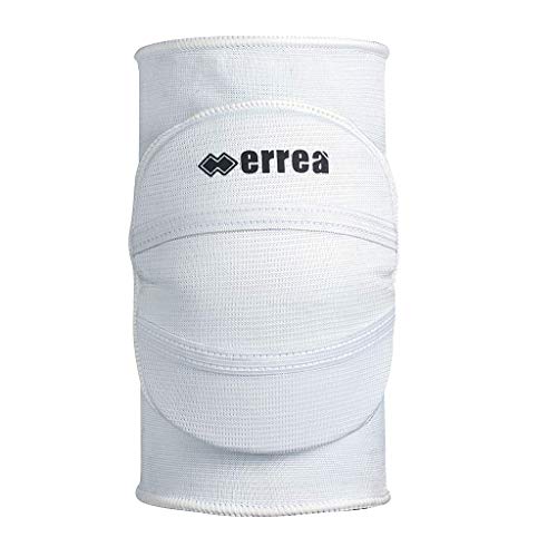 Erreà Atena - Rodilleras de edición limitada, accesorios para voleibol, juego de 2 rodilleras, unisex, para niños y niñas, color blanco, talla XS