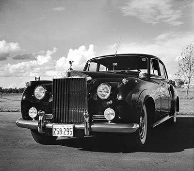Photo of 1912 Rolls Royce Speedster Taken Montreal Rolls Royce Owners Club 1958.