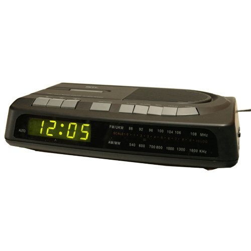 Radio Reloj Despertador con Cassette - INTI RRC-28