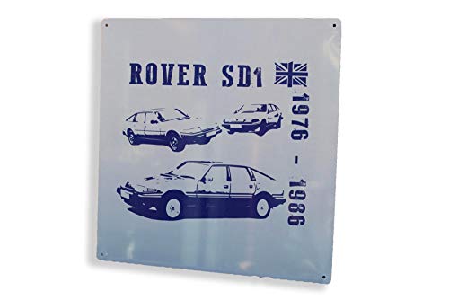 Rover Car SD1 1976-1986 Letrero de metal para colgar en la pared