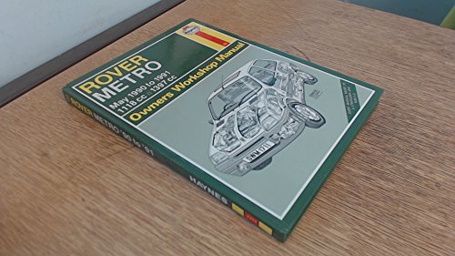 Rover Metro 1990-91 Owner's Workshop Manual (Service & repair manuals)