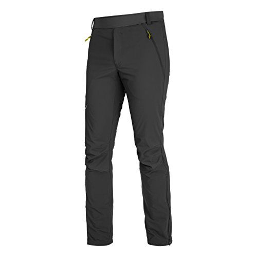 SALEWA Pedroc Storm Wall Dura Stretch - Pantalones para Hombre, Hombre, PEDROC Stormwall Dura Stretch Pants, Black out, XL