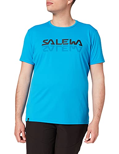 SALEWA Sporty Graphic Dry M S/S tee Azul