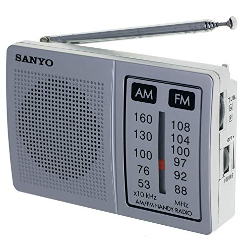 SANYO Radio PORTATIL DE Bolsillo con Altavoz Am/FM SANYO KS108