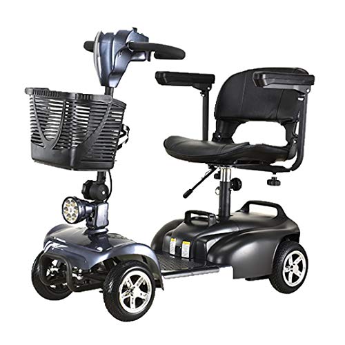 Scooter Eléctrico para personas con Movilidad Reducida | Fácilmente desmontable (Azul)