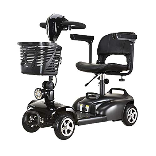 Scooter Eléctrico para personas con Movilidad Reducida | Fácilmente desmontable (Gris)