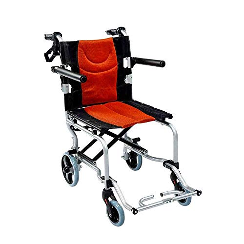 Silla de Ruedas portátil Plegable Drive Medical Adecuado para discapacitados, Ancianos, Pacientes en rehabilitación Ligero Plegable Cómodo apoyabrazos Respaldos Ultraligero