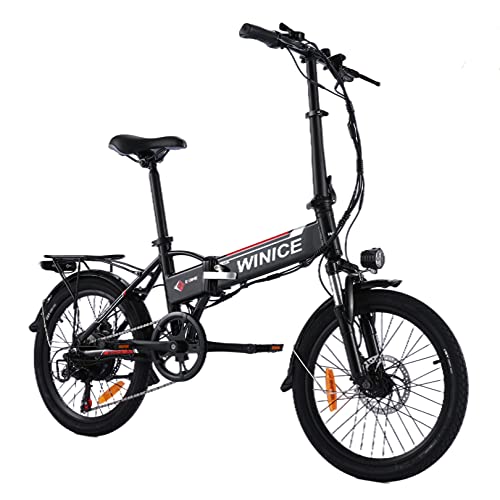 VIVI Bicicleta Electrica Plegable Urbana,350W Bici Electrica Urbana Ligera para Adulto,20" Plegable Ciudad Ebike con 36V 8A Batería extraíble,Shimano 7 velocidades,3 Modos,25km/h,50KM Gama