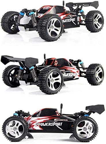 WGFGXQ RC Car Fast Race Cars 1:18 RC Scale Racing 4WD Electric Power Buggy Radio Control Remoto Off Road Truck Roadster