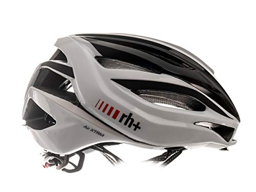 Zero RH+ Helmet Bike Air Xtrm - Casco de Bicicleta Unisex, Color Negro y Plateado, Talla L/XL