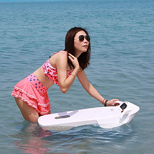 ZUEN 5-15KM / H Under Water Sea Scooter, Impermeable 3200W Seascooter Eléctrico De Alta Velocidad Submarino Propeller Diving Pool Scooter Blanco