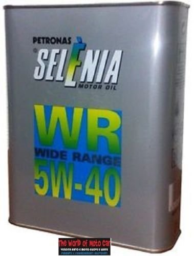 - Selenia - Peltronas. WR Wide Range 5W-40. 3 latas de 2 litros de aceite lubricante para motores diésel