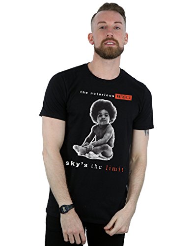 Absolute Cult Notorious Big Hombre Sky'S The Limit Camiseta Negro XX-Large