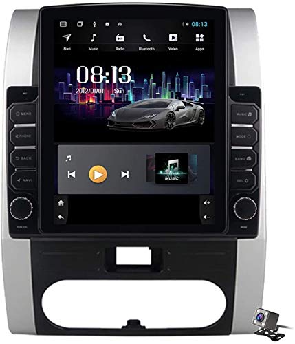 Android 9.1 Pantalla Vertical 9.7 Pulgadas Estéreo Autoradio Multimedia GPS Navegación para Nissan X-Trail T31 2007-2012, Soporta Auto Autoradio/DSP FM/BT Sistema/Control de Volante