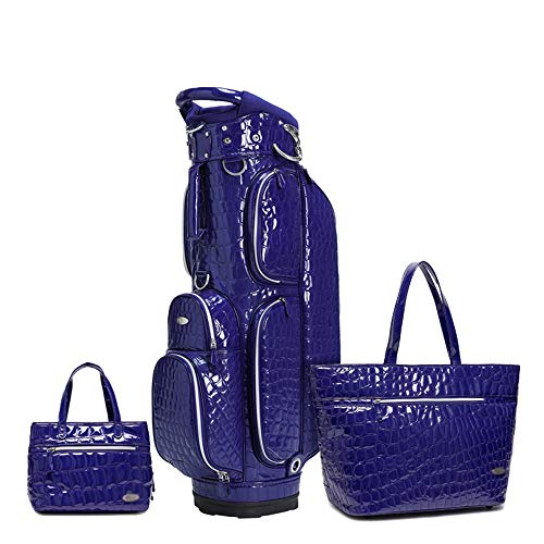 Bolsa de soporte de golf De las mujeres llevan la bolsa de golf Set Bolsa de Golf Campo de peso ligero del organizador del recorrido, Equipo de Golf Kit incluye 1 golf de las señoras bolsos, ropa 1 bo