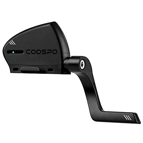 CooSpo Sensor Cadencia y Sensor Velocidad Bicicleta Bluetooth Ant+ Inalámbrico para Ciclismo Compatible con Wahoo Fitness, Runtastic Pro, Zwift, UA Run, Openrider