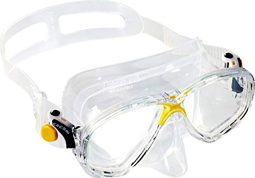 Cressi Marea - Gafas de Snorkeling Unisex, Color Transparente/Amarillo