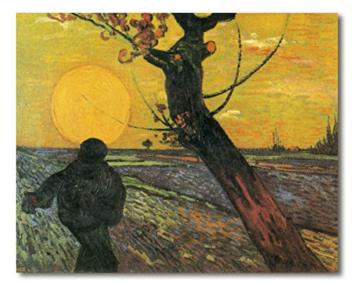 Cuadro Decoratt: El sembrador - Van Gogh 62x48cm. Cuadro de impresión directa.