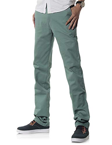 Demon&Hunter 900X Straight-Fit Serie Hombre Chinos Pantalones Recto DH9010(31)
