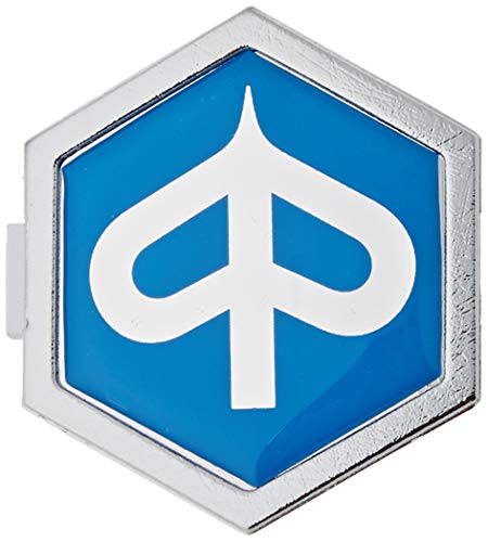 Emblema Piaggio. 6 de Esquina Cascada para Vespa PX T5 ET2 ET4 etc. – Aluminio, Z. stecken 32 x 37 mm