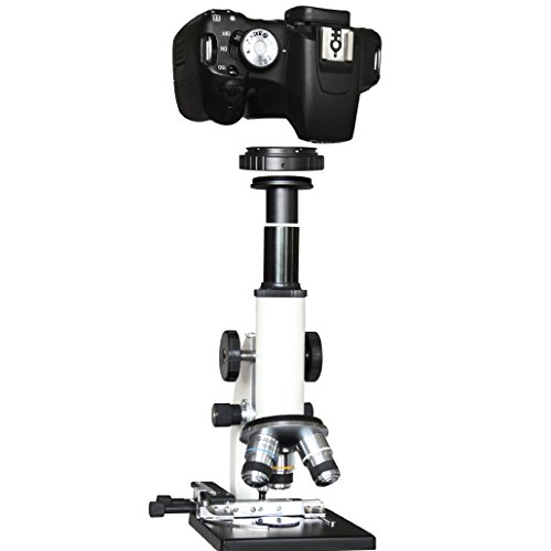 gosky T T2 Cámara Lente Adaptador de Montaje para Canon EOS y microscopio Adaptador 23,2 mm con Ocular Puertos