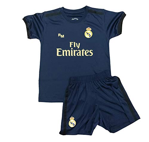 Kit Camiseta y Pantalón Infantil Segunda Equipación - Real Madrid - Réplica Autorizada
