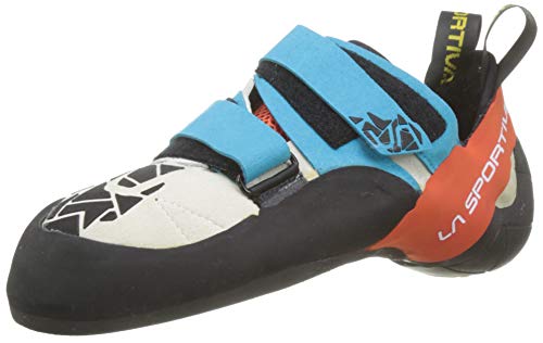 La Sportiva Otaki, Zapatos de Escalada Hombre, Multicolor (Blue/Flame 000), 41 EU