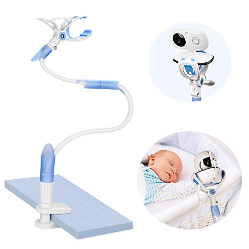 MYPIN Soporte universal para monitor de bebé con correas Estante de montaje de cámara de bebé flexible Sin perforación Soporte de monitor más seguro Bebé