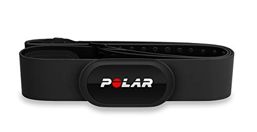 Polar H10 - Sensor de Frecuencia cardíaca Bluetooth con banda pectoral - Negro, XS-S