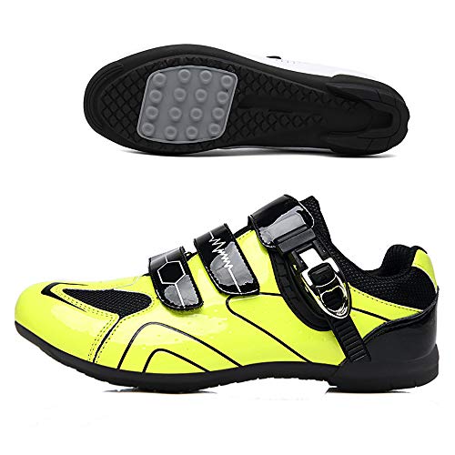 QAL Zapatillas MTB Zapatos Ciclismo Montaña para Hombre y Mujer. Suela de Carbono. Doble Cierre Rotativo ATOP. Calzado Bicicleta MTB B-44