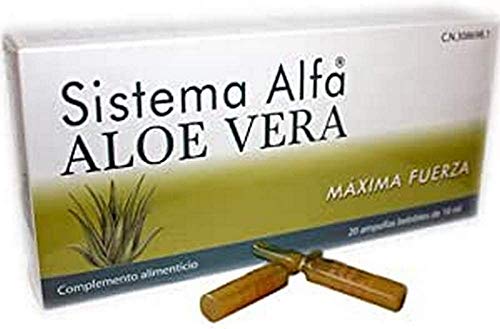 Sistema Alfa Aloe Vera - Contribuye a Regular el Tránsito Intestinal - 20 Viales