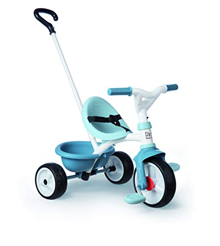 Smoby Triciclo Be Move de Metal, Evolutivo, Color Azul, para Niños a Partir de 15 Meses-68 x 52 x 52 cm, (740331)