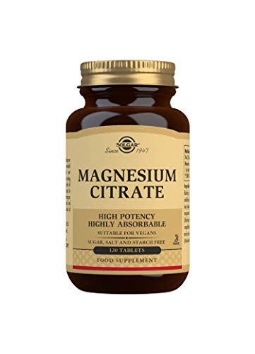 Solgar Citrato de Magnesio, 120 Comprimidos