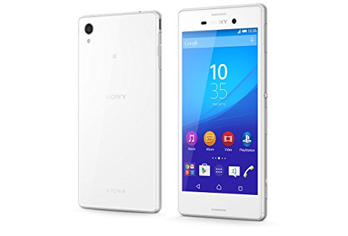 Sony M4 Aqua - Smartphone Libre de 5" (16 GB ROM, 2 GB RAM, Android) Color Blanco [Importado]