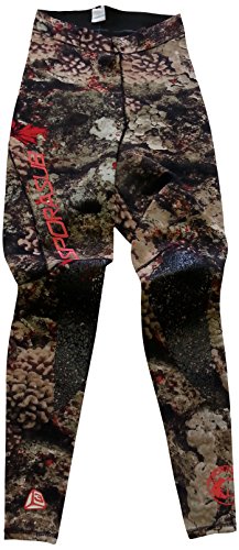 SPORASUB - Reef Camu Pants 3 mm, Color Multicolor,Verde, Talla S