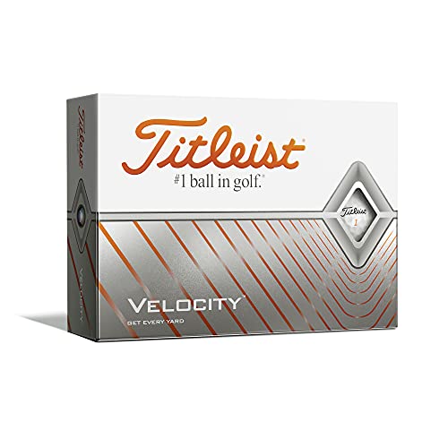 Titleist - Velocity - Pelotas de golf - T8025S, Blanco