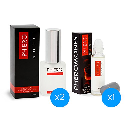 2 Phiero Notte + Phiero Night Man: Perfumes con feromonas para hombre