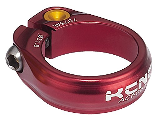 Abrazadera Tija Sillín KCNC SC-9 Rojo - Medidas: 34.9mm